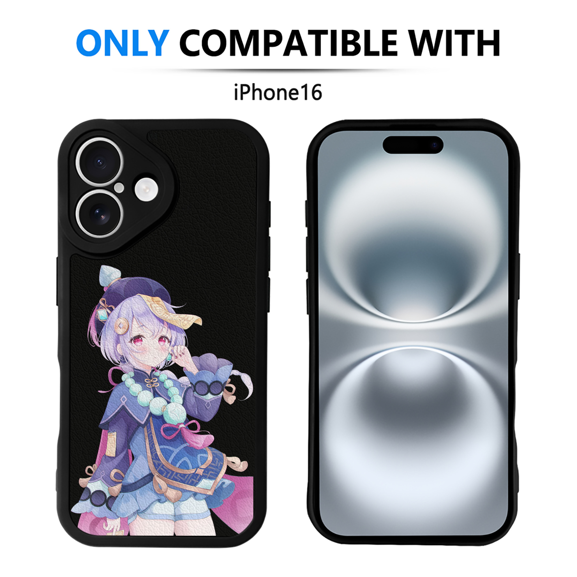 げんし神 七七 なな  genshin Nana 【iPhone 16シリーズ対応】シリコンスマホケース（レザー調） 材質：シリコン